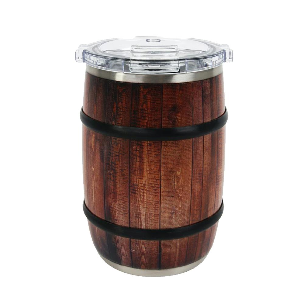 ORCA 12oz Whiskey Barrel Cup - Oak Wood Grain 