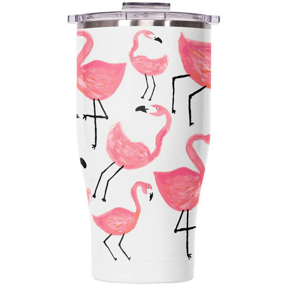 Orca Chaser Lifestyle 27 oz - Pearl Flamingos