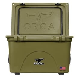 ORCA 40 Quart Cooler Open - Green Thumbnail}