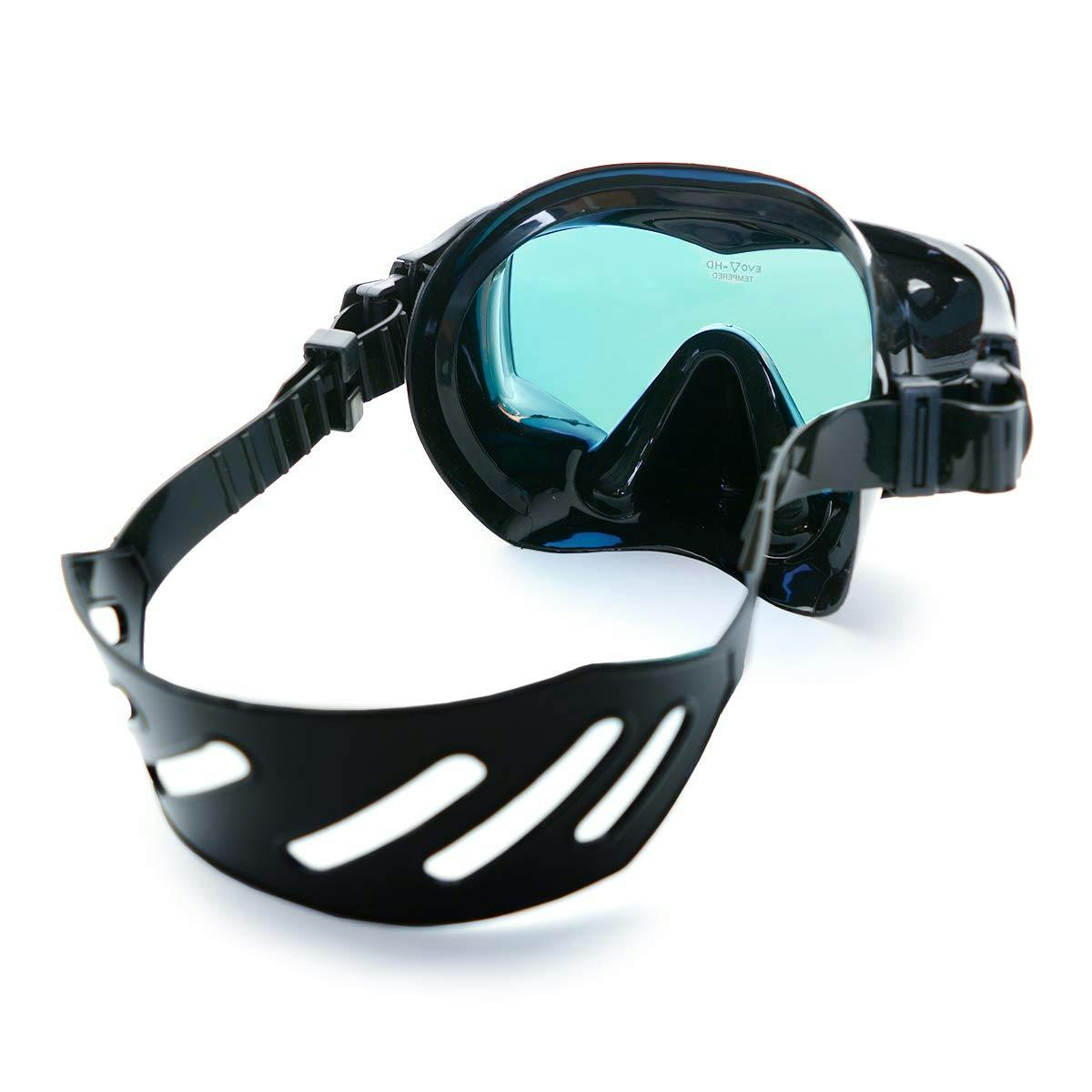 EVO Hi Definition Snorkel Combo, Single Lens Back of Mask