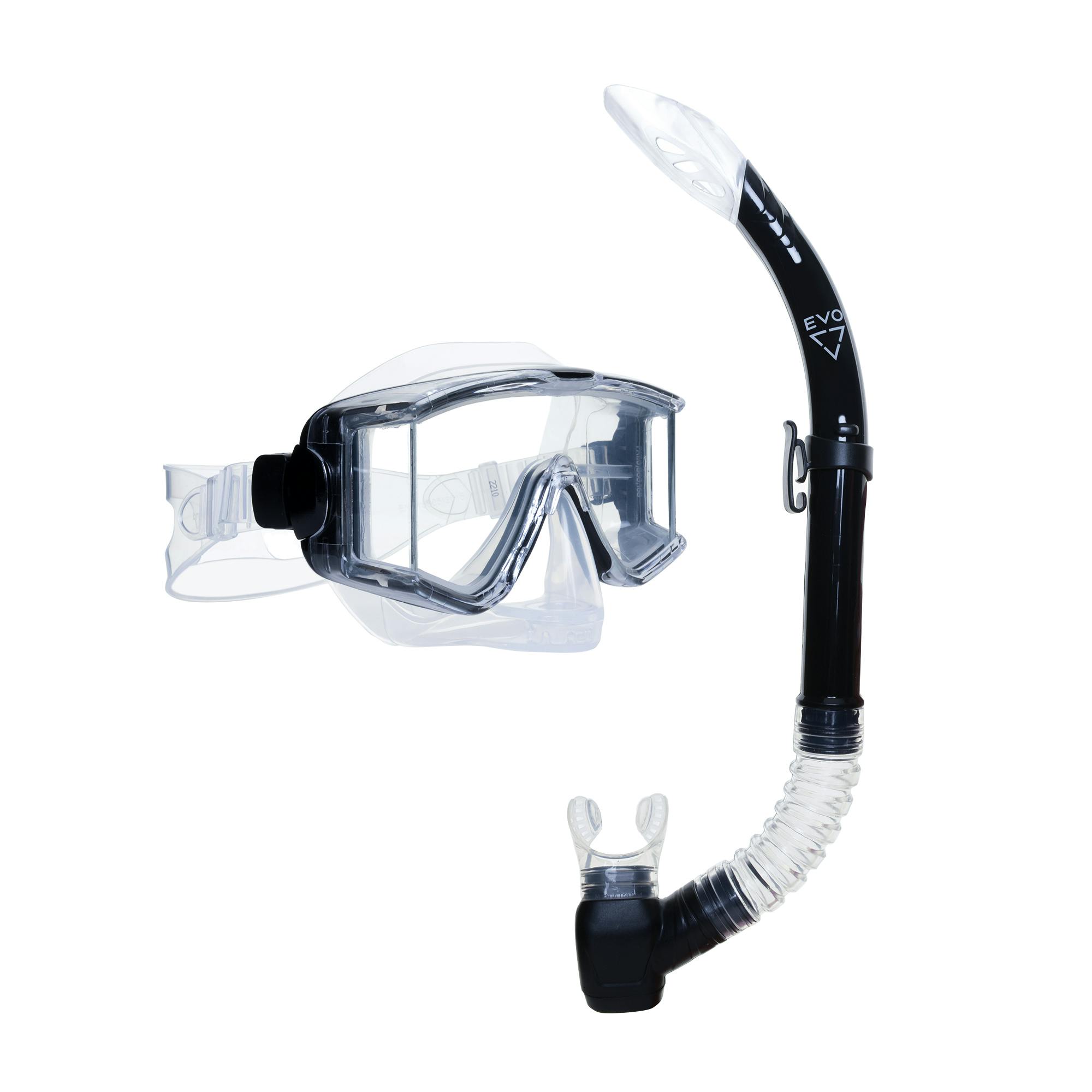 EVO Drift Purge Mask and Snorkel Combo - Black