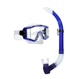 EVO Drift Purge Mask and Snorkel Combo - Blue Thumbnail}