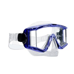 EVO Drift Purge Mask and Snorkel Combo - Blue Quarter View Thumbnail}