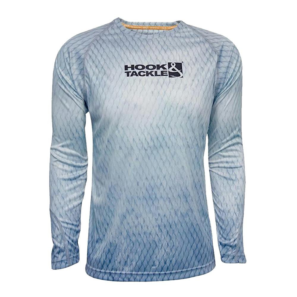 Hook & Tackle Scaly Long Sleeve Performance Shirt (Men's) - Carbon