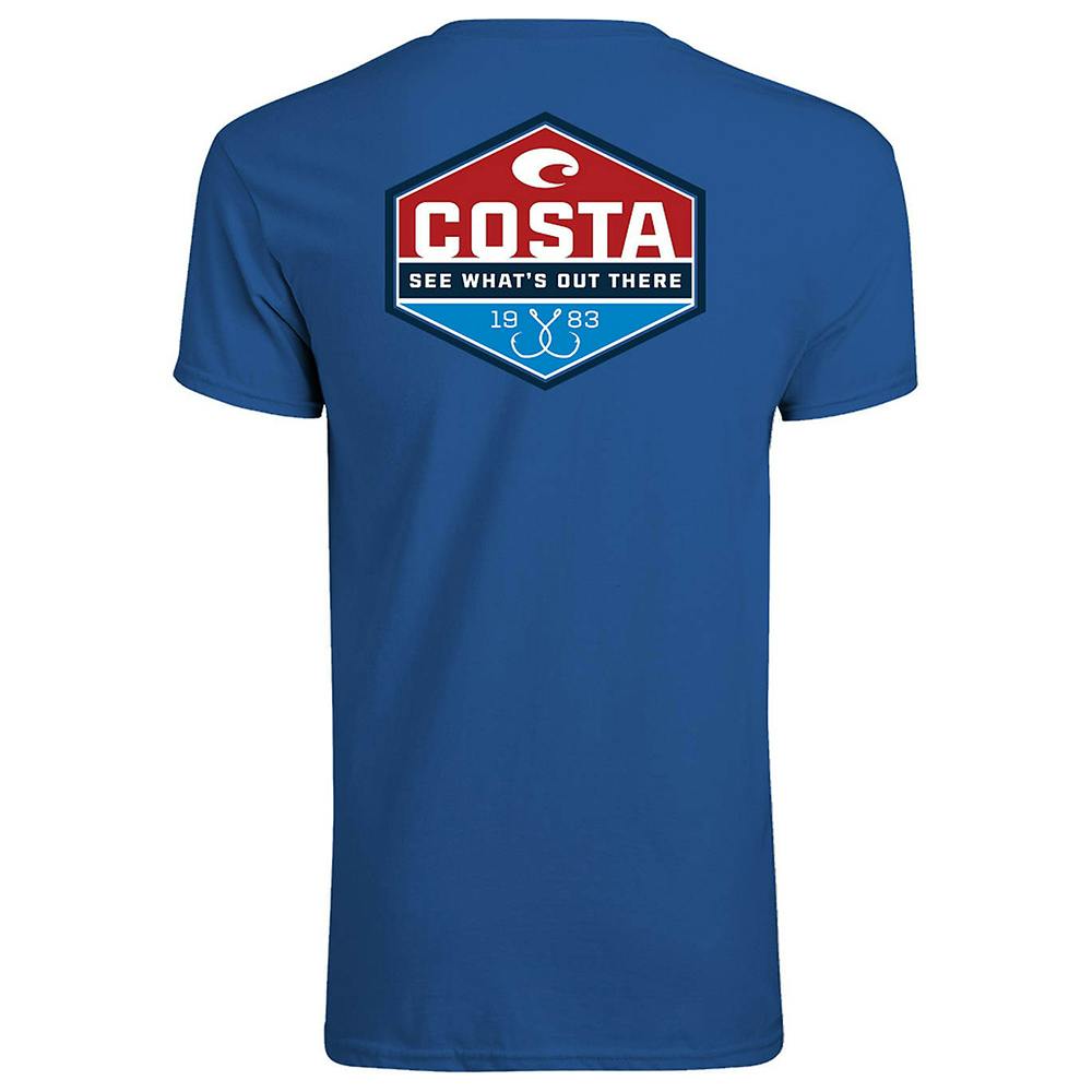 Costa Tech Trinity Short Sleeve T-Shirt - Royal Blue
