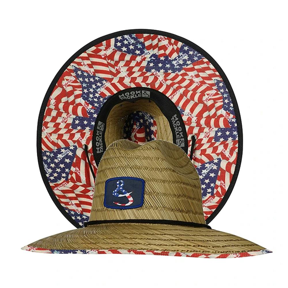 Hook & Tackle Lifeguard Straw Hat - American