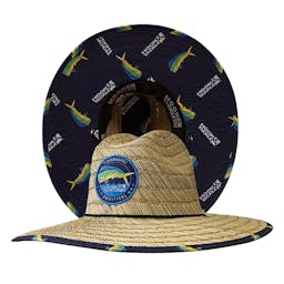 Hook & Tackle Lifeguard Straw Hat - Mahi Mahi Thumbnail}
