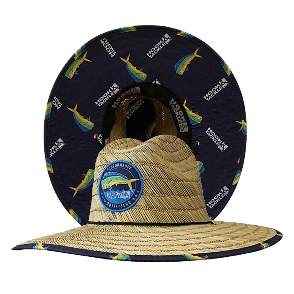 Hook & Tackle Lifeguard Straw Hat - Mahi Mahi