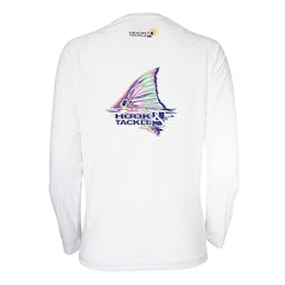 Hook & Tackle Redfish Tail Long Sleeve Performance Shirt (Women’s)
 - White Thumbnail}