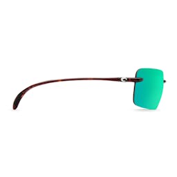 Costa Gulf Shore Polarized Sunglasses Side View - Tortoise Frame/Green Lens Thumbnail}