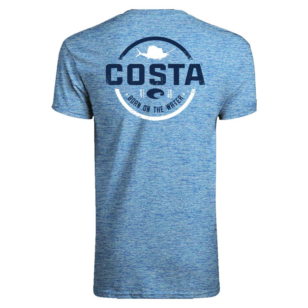 Costa Tech Insignia Sailfish Short Sleeve T-Shirt - Royal Blue