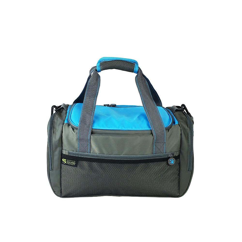 Gecko Duffle Cooler Bag - Grey/Neon Blue