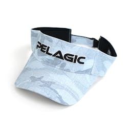 Pelagic Performance Visor (Unisex) - Fish Camo Slate Thumbnail}