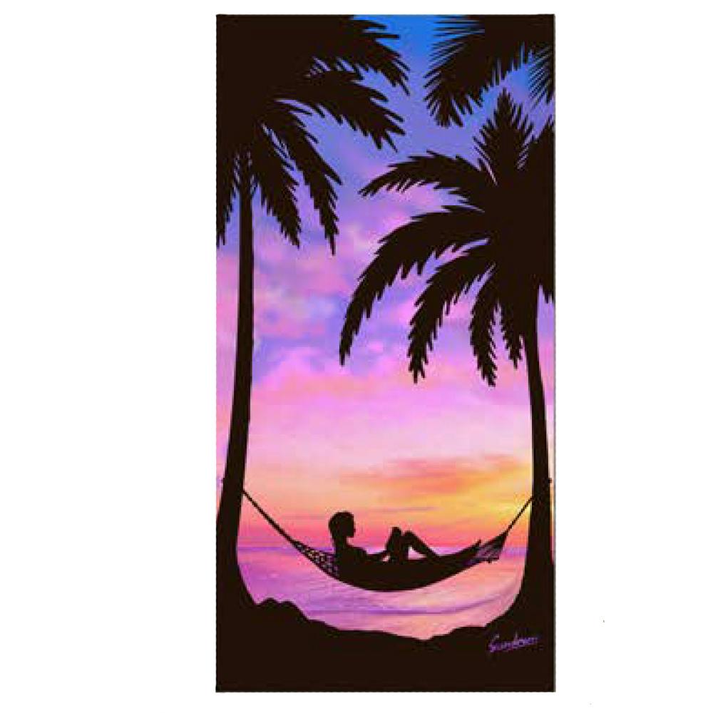 Sunset Hammock Beach Towel, 30 x 60