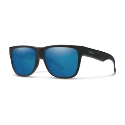 Smith Lowdown 2 ChromaPop+ Polarized Sunglasses - Matte Black Frame/Blue Mirror Lenses Thumbnail}
