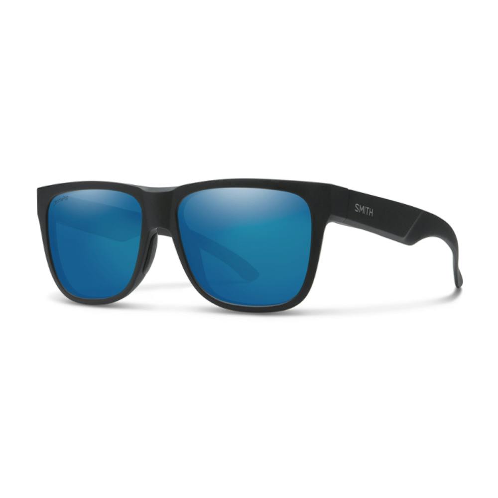 Smith Lowdown 2 ChromaPop+ Polarized Sunglasses - Matte Black Frame/Blue Mirror Lenses
