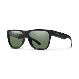 Smith Lowdown 2 ChromaPop+ Polarized Polycarbonate Sunglasses -  Matte Black Frame/Gray Green Lenses Thumbnail}