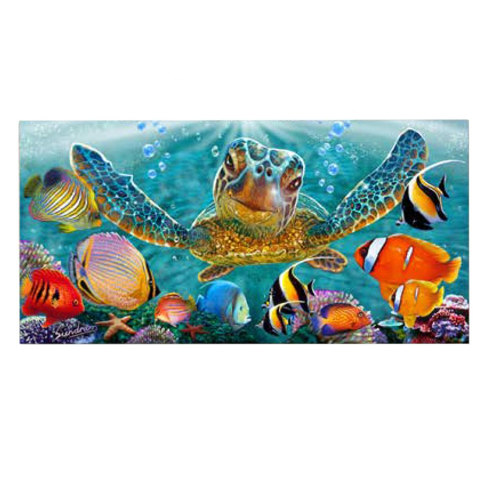 Sea Turtle Beach Towel, 30 x 60