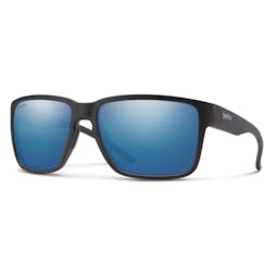 Smith Optics Emerge Polarized Sunglasses - Matte Black Frame/Blue Mirror Lenses Thumbnail}
