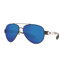 Costa South Point Sunglasses - Gunmetal with Crystal Temples/Blue Mirror Lenses Thumbnail}
