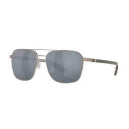 Costa Wader Sunglasses - Brushed Gunmental/Gray Silver Thumbnail}