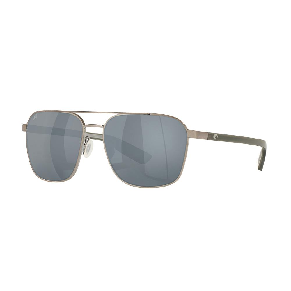 Costa Wader Sunglasses - Brushed Gunmental/Gray Silver