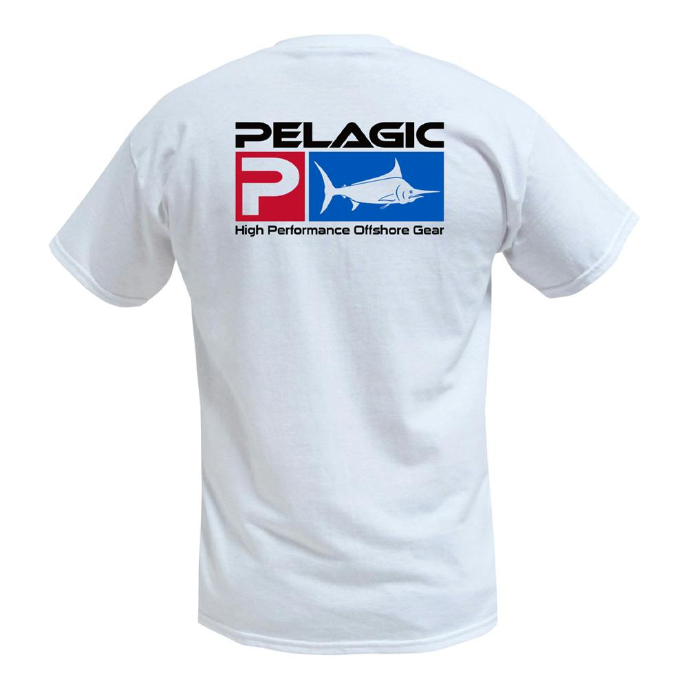 Pelagic Deluxe Logo Short Sleeve Tee (Men's) - White