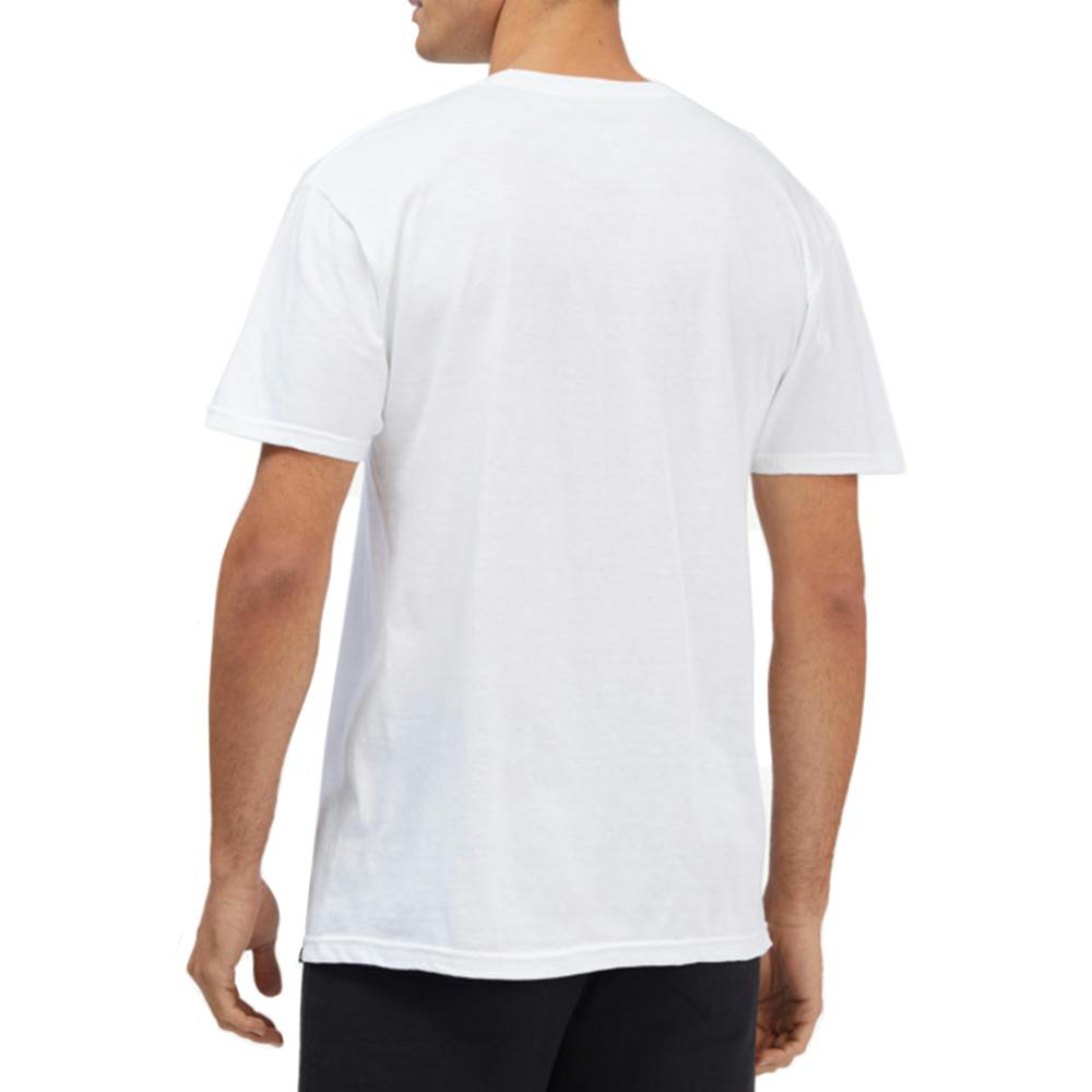 Quiksilver Xmas Cruisin’ with The Man T-Shirt Back - White
