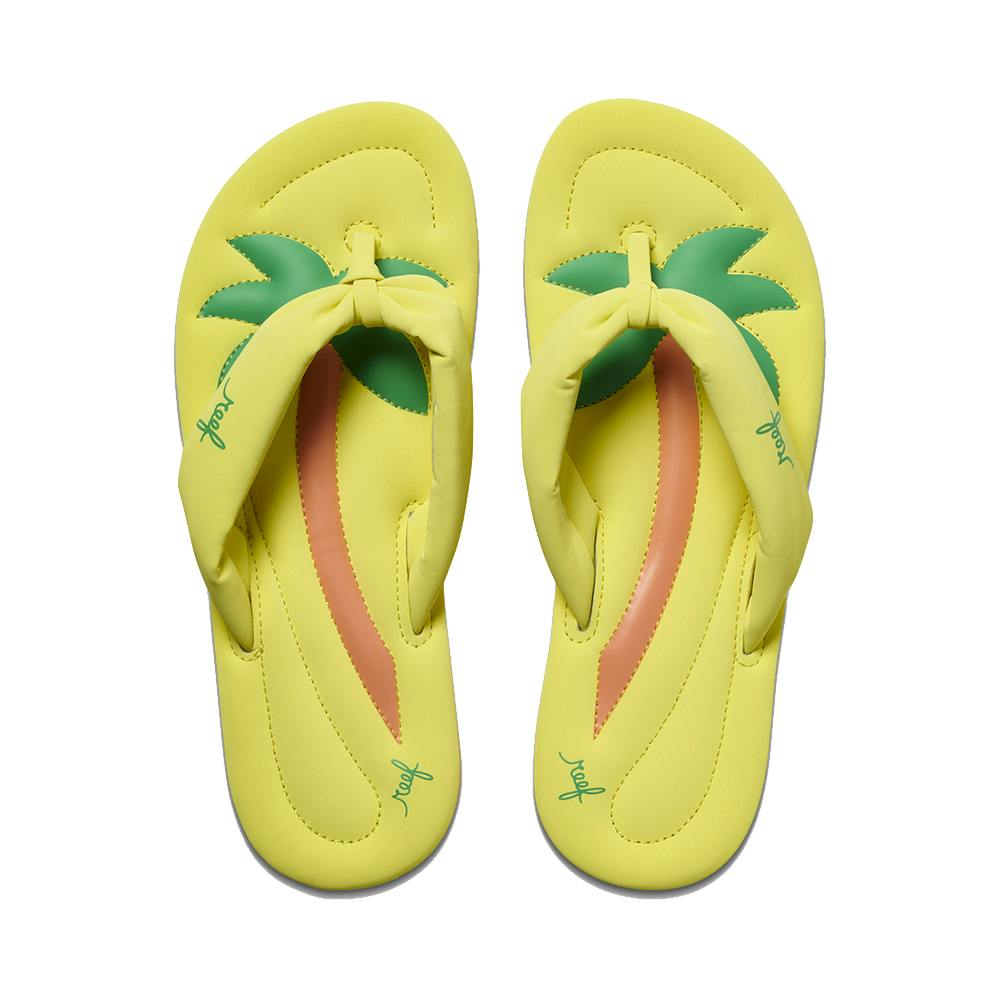 Reef Pool Float Sandals Pair - Yellow Palm