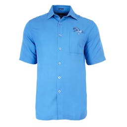 Weekender Polly’s Drink Short Sleeve Shirt Front - Blue Thumbnail}