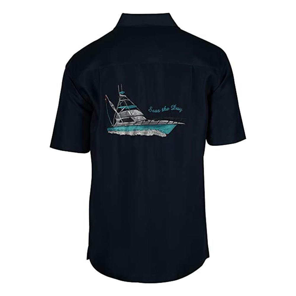 Weekender Seas The Day Short Sleeve Shirt - Navy