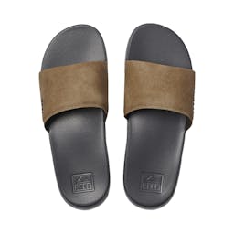 Reef One Slide Sandals (Women's) Pair - Grey/Tan Thumbnail}