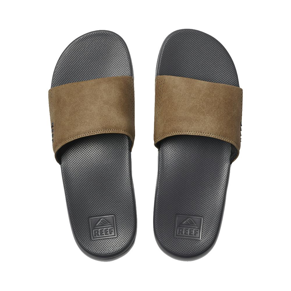 Reef One Slide Sandals (Women's) Pair - Grey/Tan