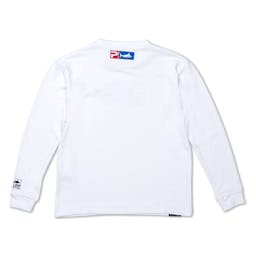 Pelagic Aquatek Icon Long Sleeve Performance Shirt (Kid’s) Back - White Thumbnail}