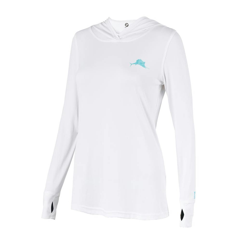 Pelagic Aquatek Hooded Performance Shirt (Women’s) - White
