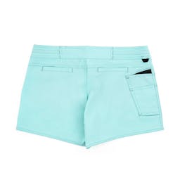 Pelagic Traverse Hybrid Shorts (Women’s) Back - Turquoise Thumbnail}