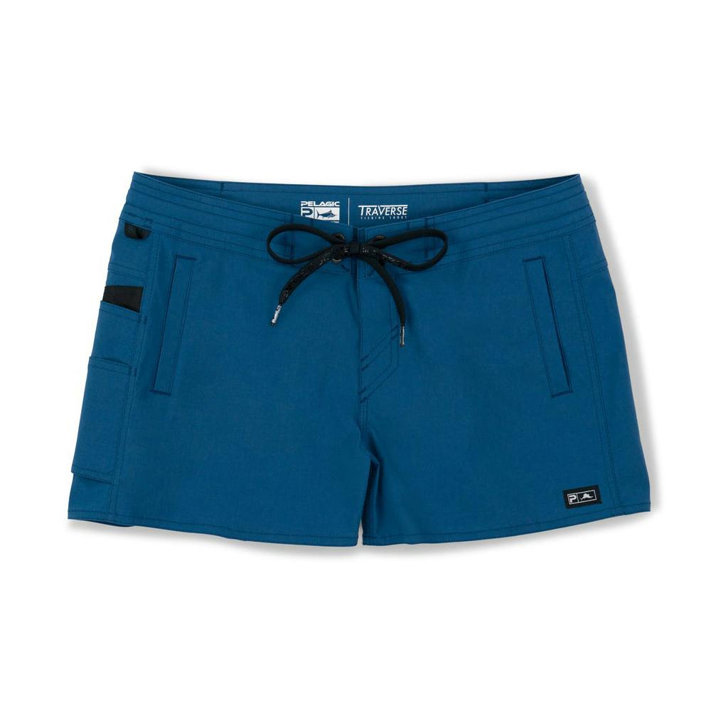 Pelagic Traverse Hybrid Shorts (Women’s) - Smokey Blue