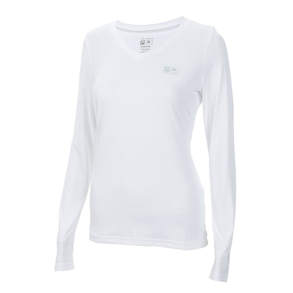 Pelagic Aquatek V-Neck Performance Shirt (Women’s) - White