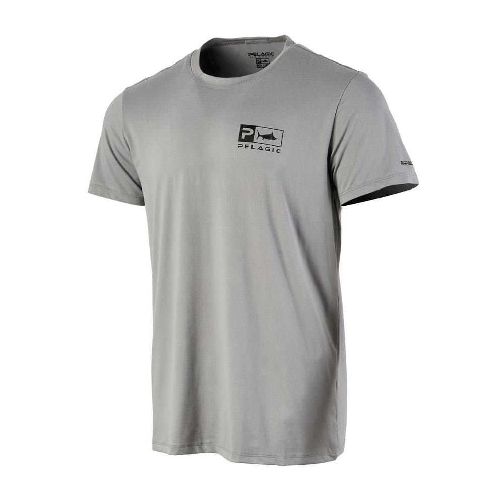 Pelagic Premium UV T-Shirt (Men’s) Front - Light Grey
