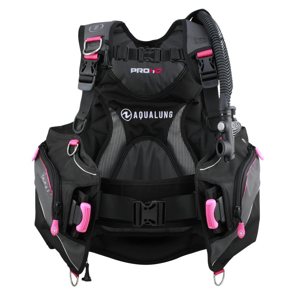 Aqualung Pro HD BCD (Women's) Front - Black/Pink