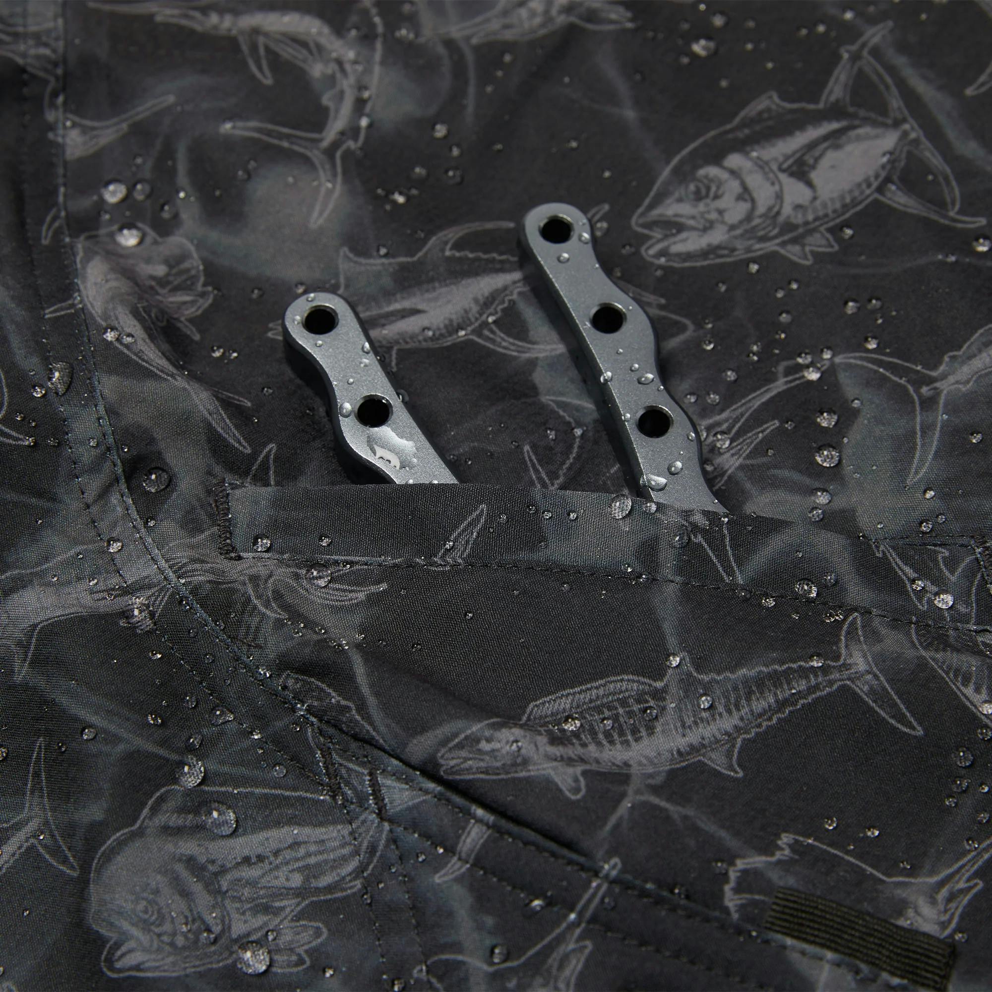 Pelagic Sharkskin Americamo Fishing Shorts (Men's) Pliers - Black