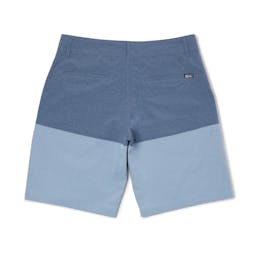 Pelagic Deep Sea Americamo Hybrid Fishing Shorts (Men's) Back - Smokey Blue Thumbnail}