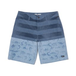 Pelagic Deep Sea Americamo Hybrid Fishing Shorts (Men's) Front 2 - Smokey Blue Thumbnail}