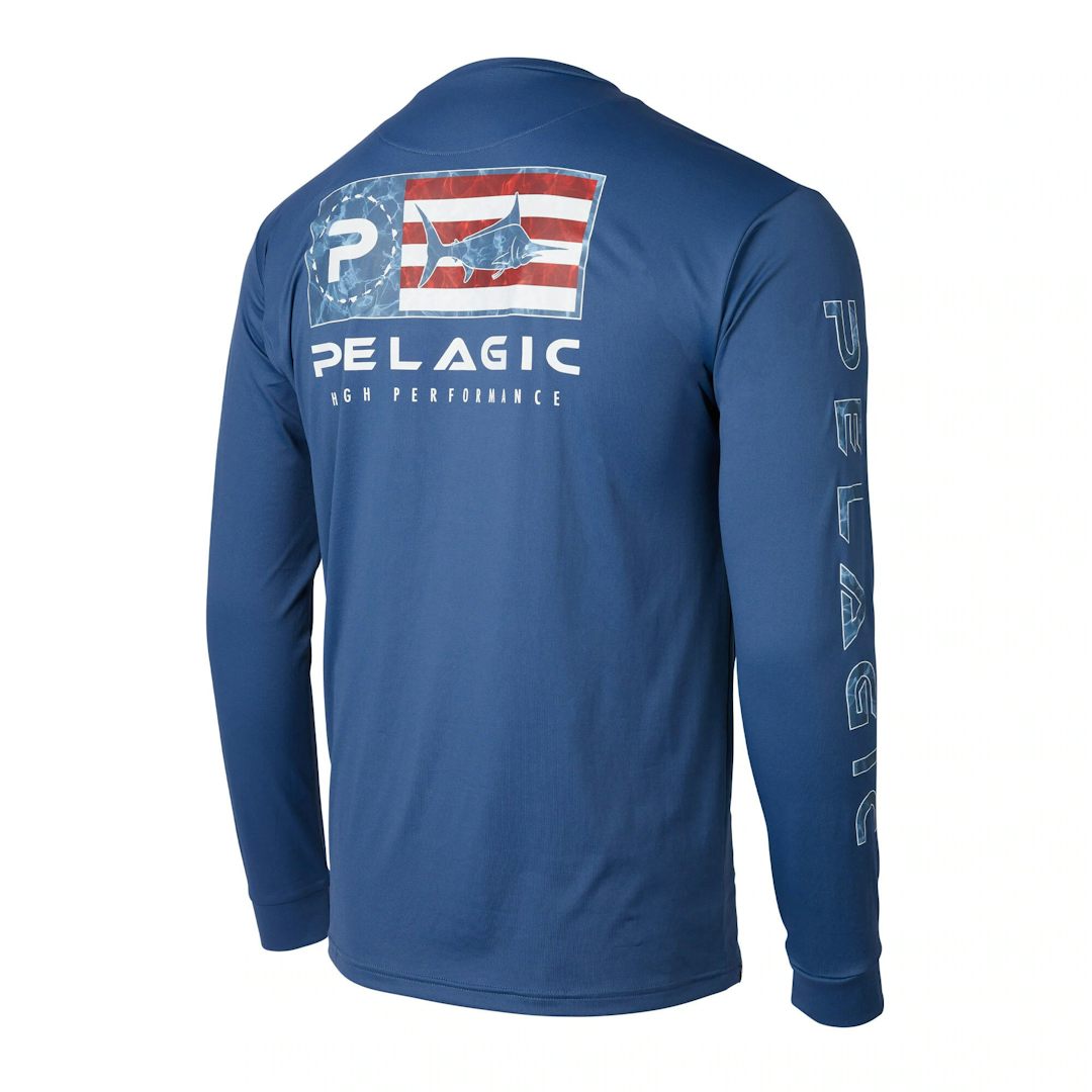 Pelagic Aquatek Icon Long Sleeve Performance Fishing Shirt