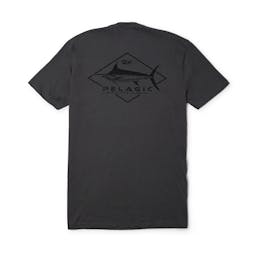 Pelagic Heavy Gear Premium Fishing T-Shirt Back  - Charcoal Thumbnail}