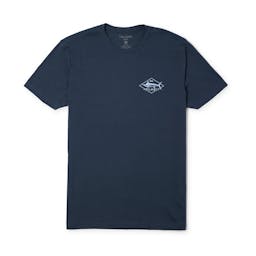 Pelagic Heavy Gear Premium Fishing T-Shirt Front - Smokey Blue Thumbnail}
