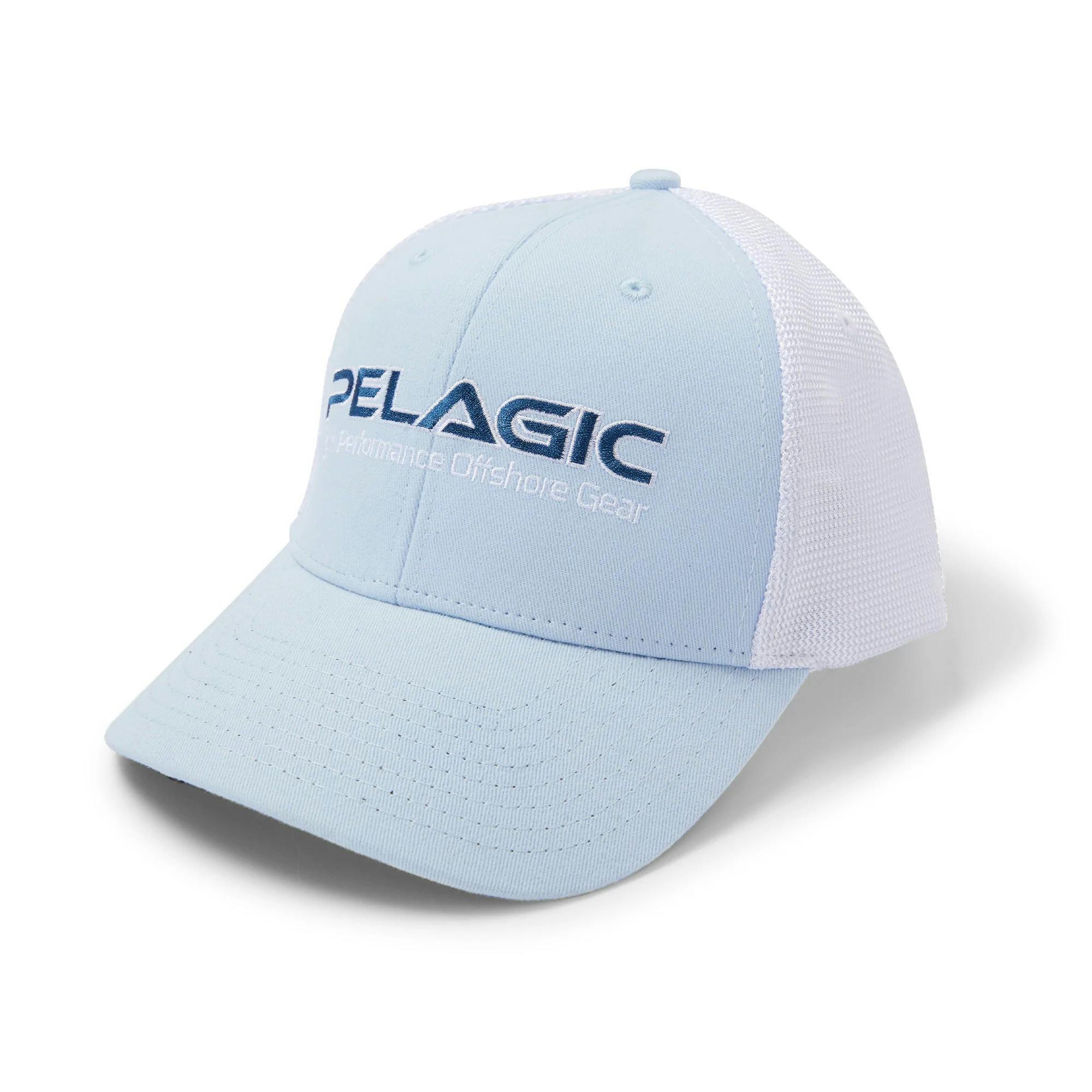 Pelagic Offshore Trucker Hat - Classic Light Blue