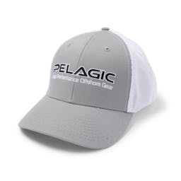 Pelagic Offshore Trucker Hat - Classic Light Grey Thumbnail}