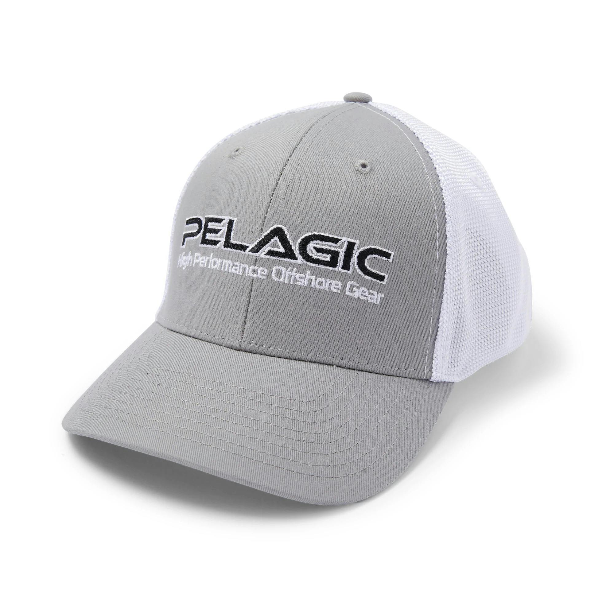 Pelagic Offshore Trucker Hat - Classic Light Grey