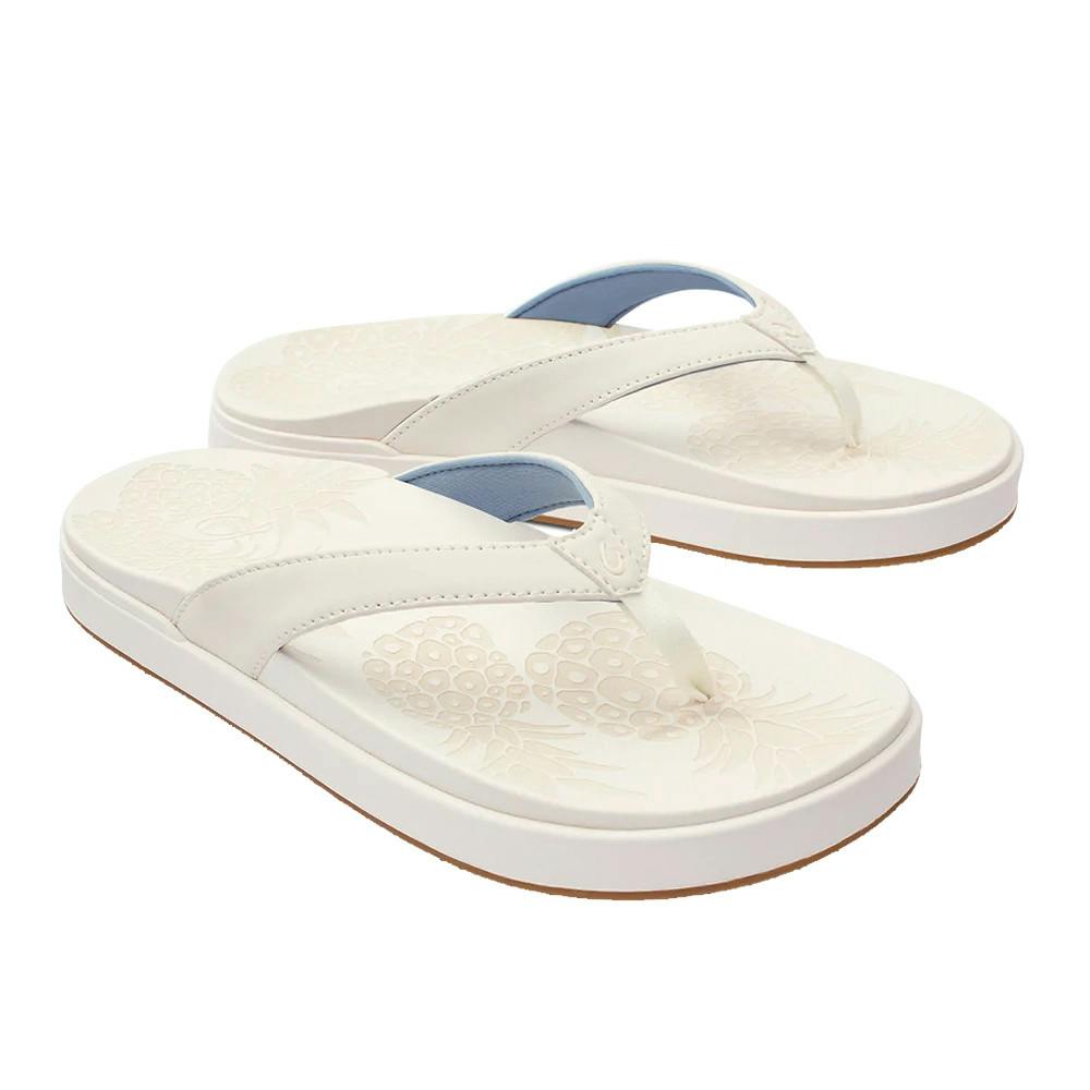 OluKai Nu'a Pi'o Sandals (Women's) Both - Bright White